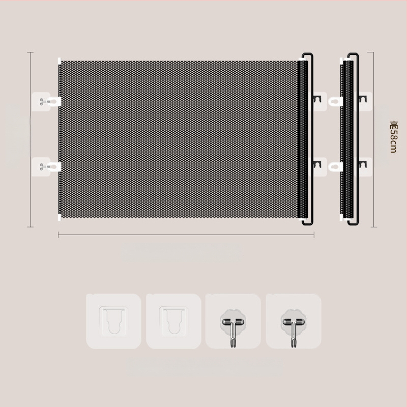 Jun Chang PVC Ištraukiama gyvūnų siena L3939 — barjeras katės pabėgimui, įėjimo/išėjimo vartai, katės durys
