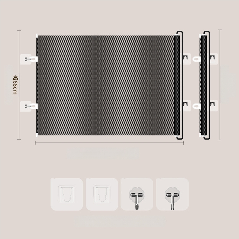 Jun Chang PVC Ištraukiama gyvūnų siena L3939 — barjeras katės pabėgimui, įėjimo/išėjimo vartai, katės durys