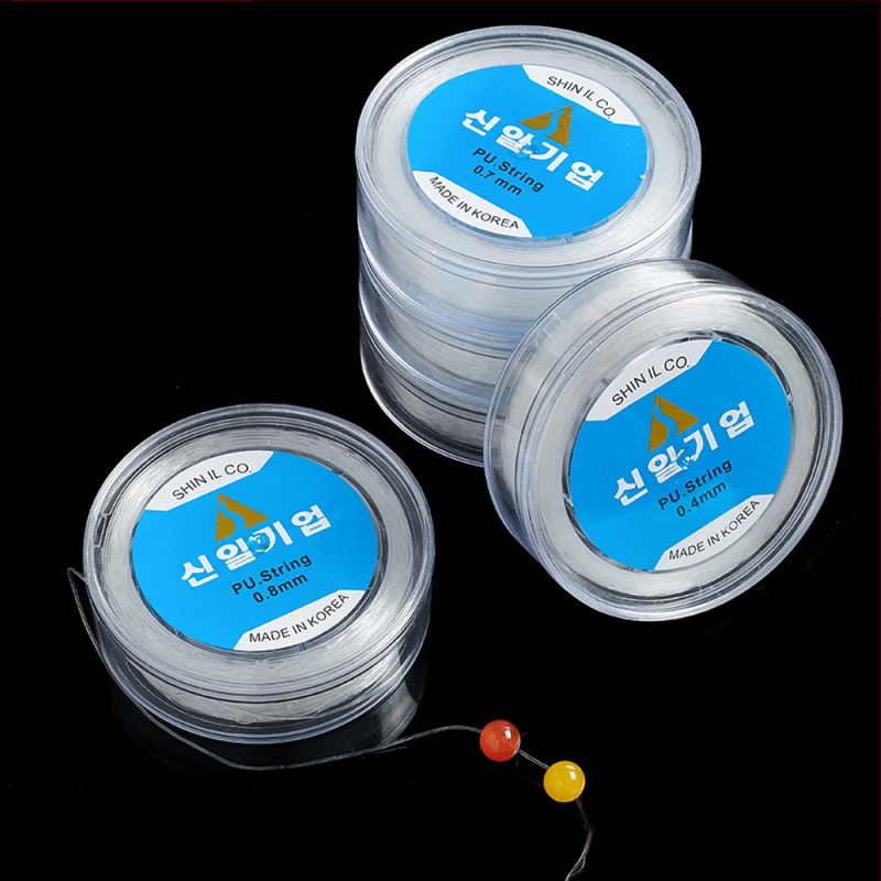 DIY rotaslietu piederumi • Virkne (Tips: DIY rotaslietu piederumi; Materiāls: Virkne; Apstrāde: Roku darbs; Kods: Crystal Thread; Raksts: Thread)