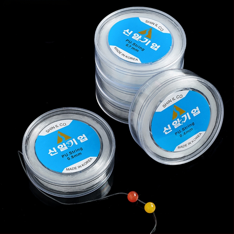 DIY rotaslietu piederumi • Virkne (Tips: DIY rotaslietu piederumi; Materiāls: Virkne; Apstrāde: Roku darbs; Kods: Crystal Thread; Raksts: Thread)