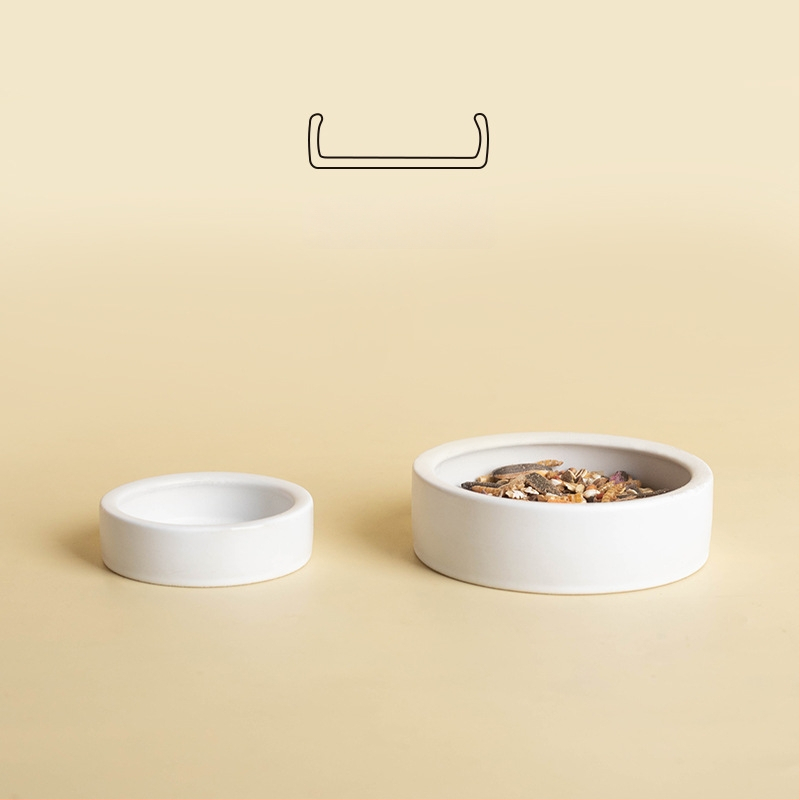 Keraminė driežams maisto indas su dizainu prieš pabėgimą, apvali aukšto krašto lėkštė, kilmė Čaozhou Guangdong