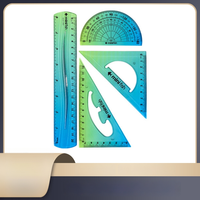 Jiyu centimetru lineālu komplekts, modeļi WM9104/WM9105/WM9106, plastmasa, kategorija: centimetru lineāls, forma: komplekts lineālu