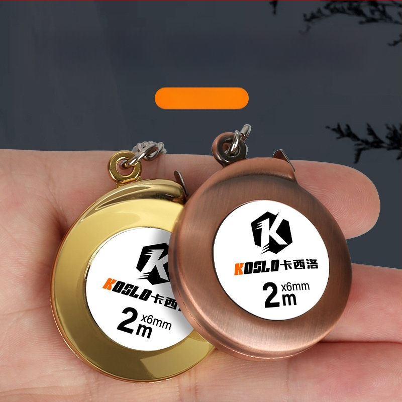 Cassiolo raktų pakabukas su matavimo juostele, 2 m, kišeninis matavimo įrankis