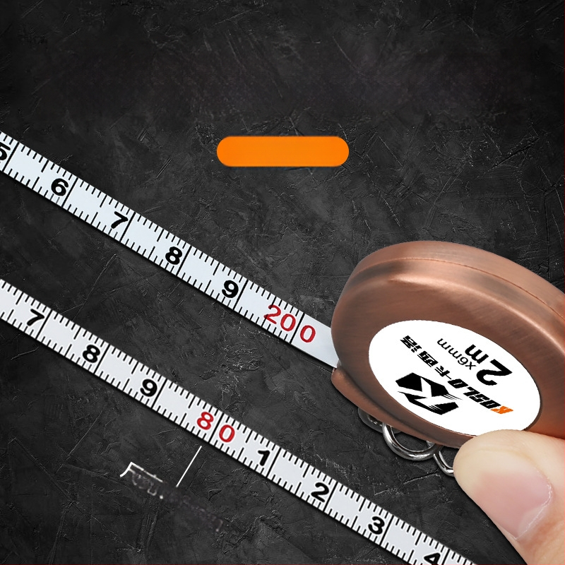 Cassiolo raktų pakabukas su matavimo juostele, 2 m, kišeninis matavimo įrankis