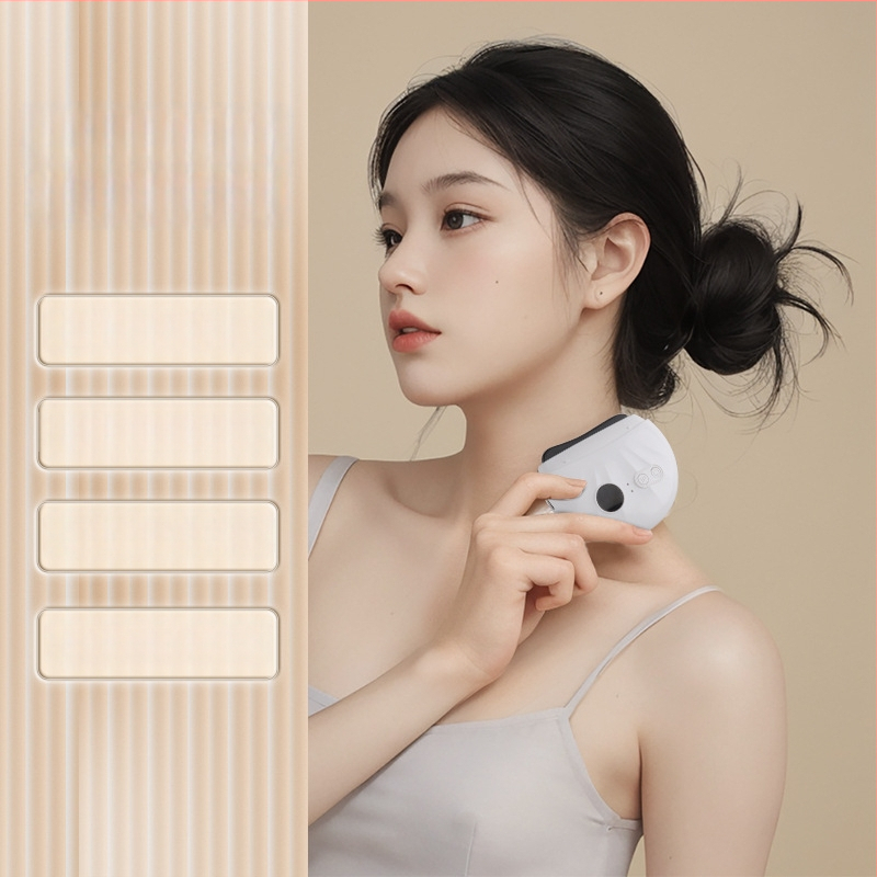 Mincerity Gs-05 Biānstone skrāpēšanas lenta – uzlādējams elektriskais sejas masāžas līdzeklis ar mehānisku vadību, temperatūras regulēšana, ABS korpuss, 500 mAh akumulators