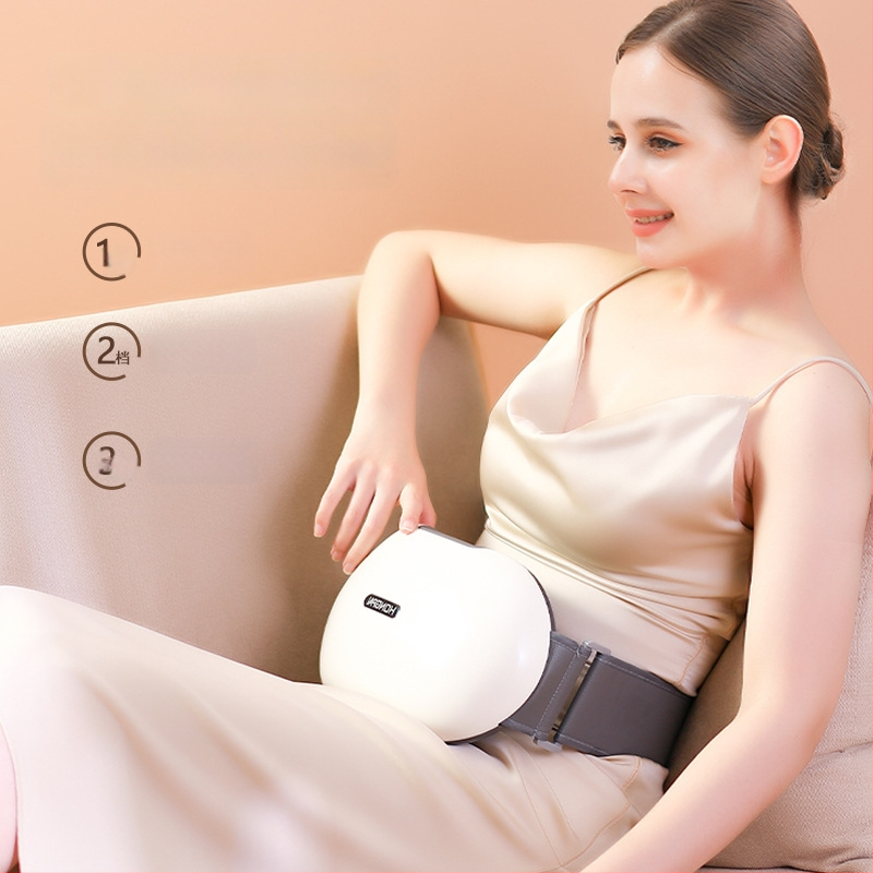 Kõhu massaažija vibratsiooni ja kuuma kompressiooniga, akutoitega, nupp-juhtimisega, mudel HP-688