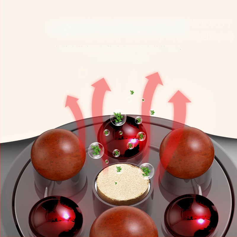 Kõhu massaažija vibratsiooni ja kuuma kompressiooniga, akutoitega, nupp-juhtimisega, mudel HP-688