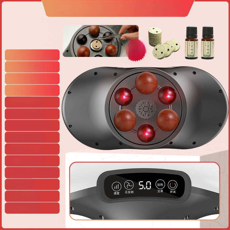 Kõhu massaažija vibratsiooni ja kuuma kompressiooniga, akutoitega, nupp-juhtimisega, mudel HP-688