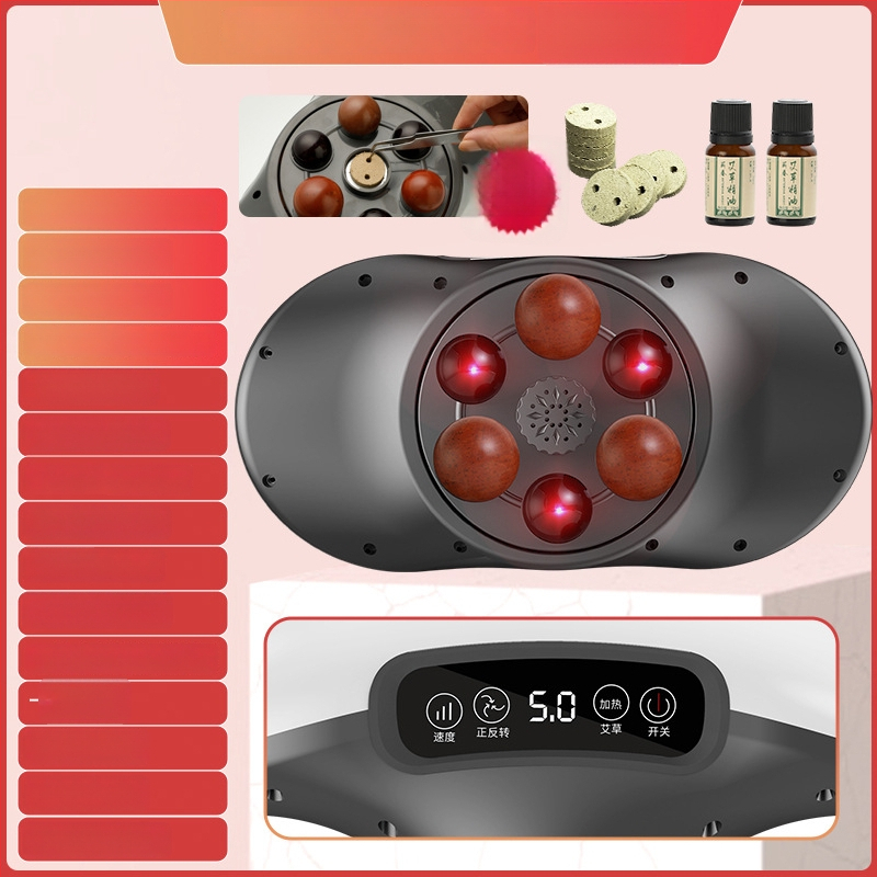 Kõhu massaažija vibratsiooni ja kuuma kompressiooniga, akutoitega, nupp-juhtimisega, mudel HP-688