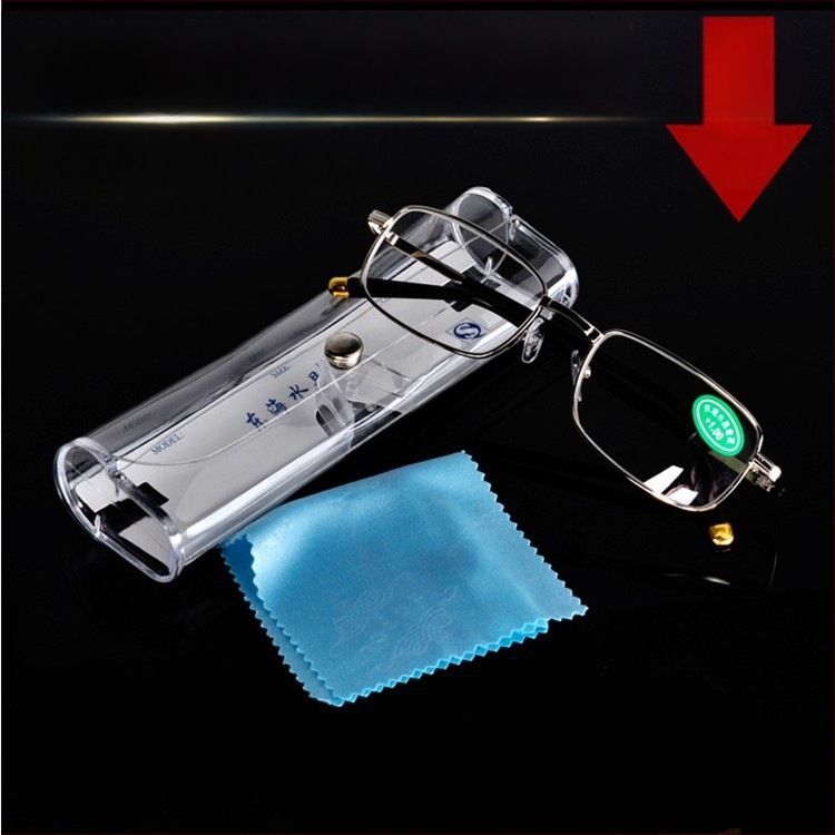 Kaidi lasīšanas brilles, stikla lēcas, pilns rāmis, metāla rāmis, kvadrāta rāmis, oriģinālais dizains