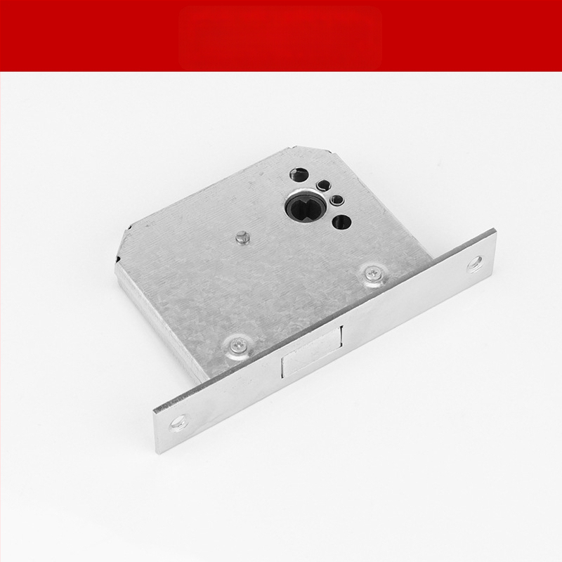 Ugniages durų rankena iš nerūdijančio plieno su apvaliu vamzdžio profiliu – CB-SIA, rankena su spyna ugniams durims ir evakuacijai, šiuolaikiškas minimalistinis stilius