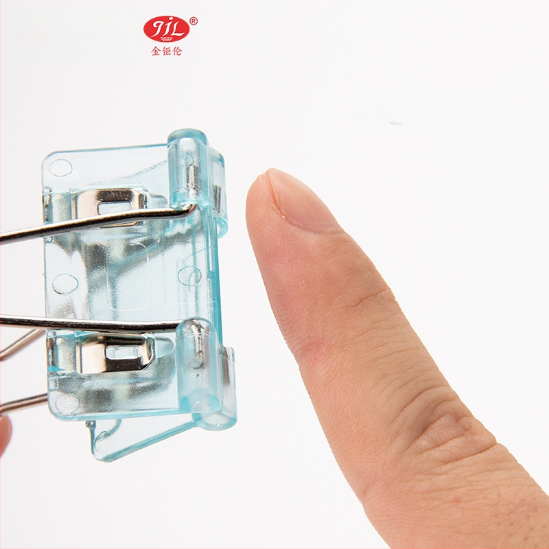 Värviline pikk sab-klips käsiraamatu hoidjale, plastikust ja metallist konstruktsioon, mitmekülgne dokumentide korraldaja