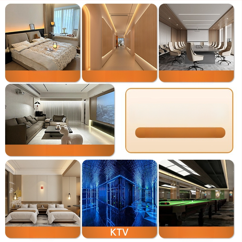 Sienos fanieros plokštė su bambuso anglim — be siūlių, medžio faneros modelis