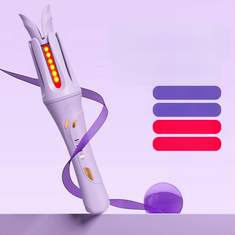 Automatinis plaukų garbanavimo prietaisas su titano-turmalino danga, 4 temperatūros režimai, 35W, 220V, laidinis