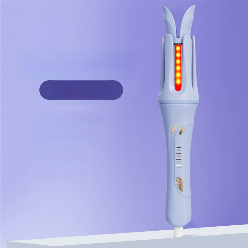 Automatinis plaukų garbanavimo prietaisas su titano-turmalino danga, 4 temperatūros režimai, 35W, 220V, laidinis