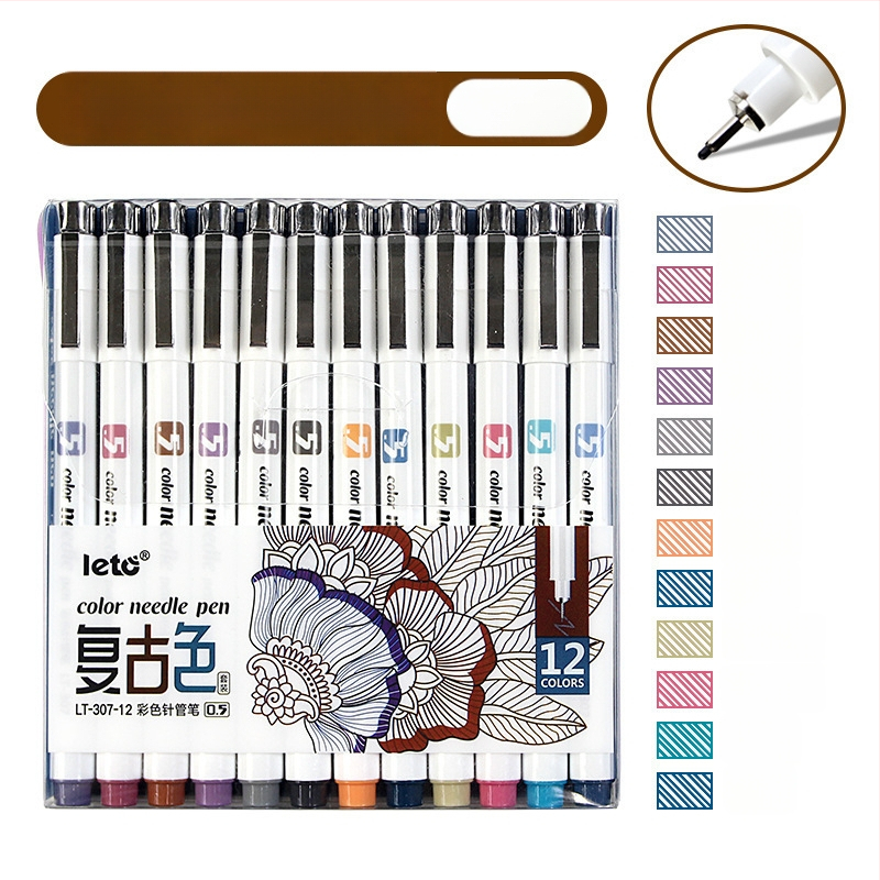 Le Tu LT-307 Hook-Line pero, 0,5 mm špička, Minimalist séria, PP telo, nie je vymazateľné, podpora personalizácie