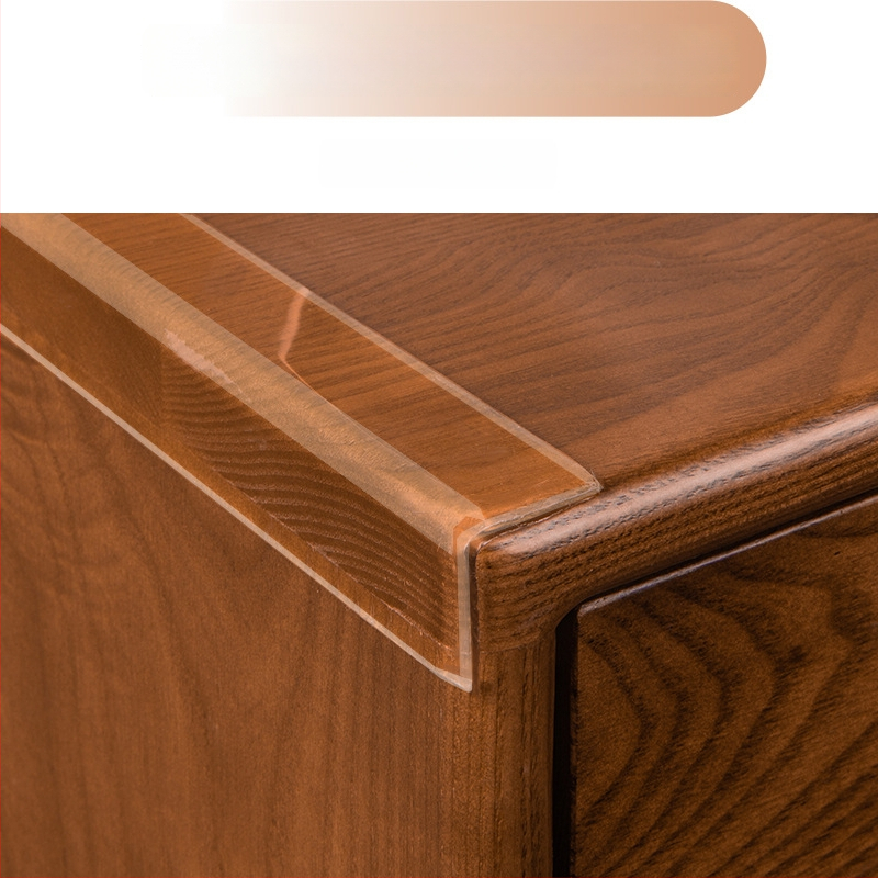 Mēbelēm paredzēts PVC stūru aizsargs, caurspīdīgs, 2 mm biezums, garumi 1/2/3/5 m