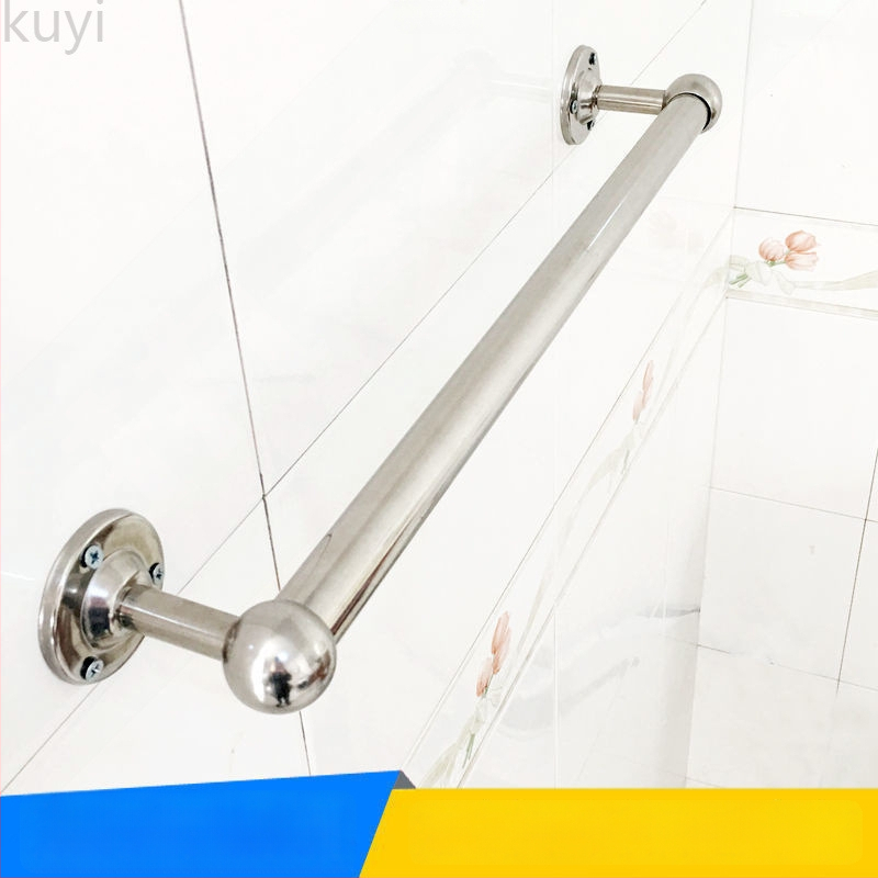 Storas ir ištiesta rankšluosčio lazda iš 304 nerūdijančio plieno, vonios kambariui, CE sertifikatas, viena lazdelė, prekės ženklas Kuyi