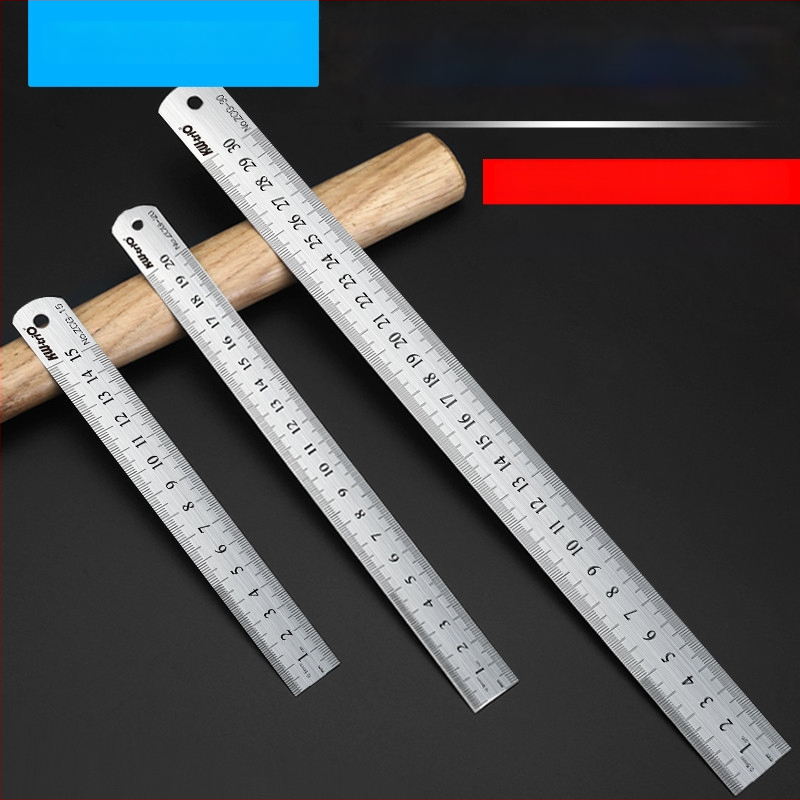 Metallist joonlaud, kahepoolsed skaala, ristkülikukujuline, paksus 0,7–0,8 mm, mudel ZCG-15