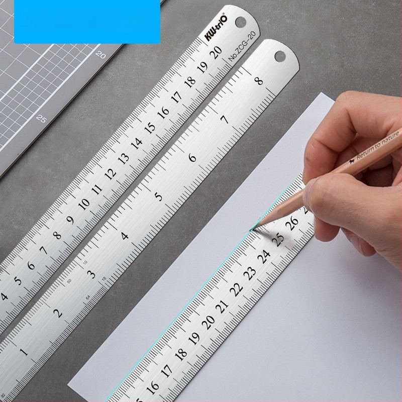 Metallist joonlaud, kahepoolsed skaala, ristkülikukujuline, paksus 0,7–0,8 mm, mudel ZCG-15