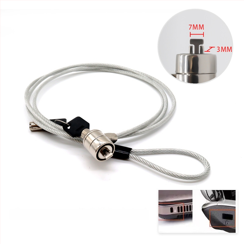 4-skaitmenų užraktas su vieliniu trosu nešiojamiesiems, modelis 2005