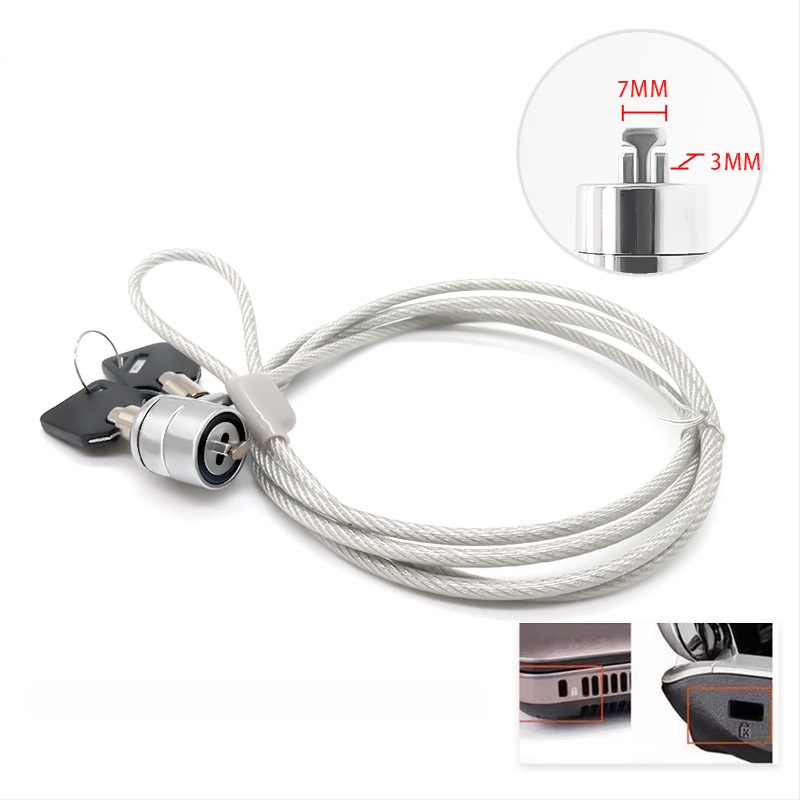 4-skaitmenų užraktas su vieliniu trosu nešiojamiesiems, modelis 2005