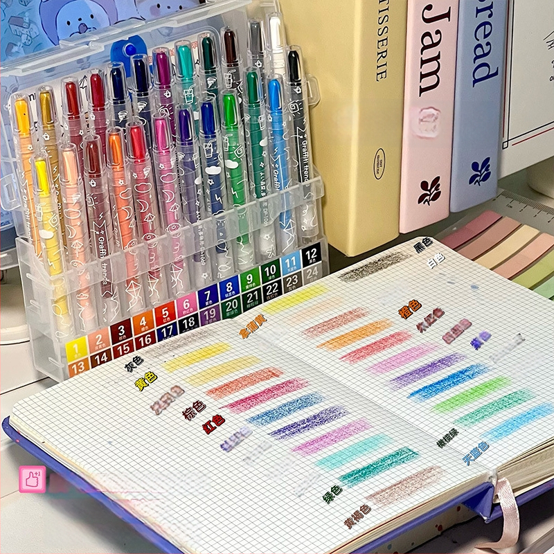 Geng xi värvikriidid, mudel 1069, 0,8 mm ots, pestav, 80 g