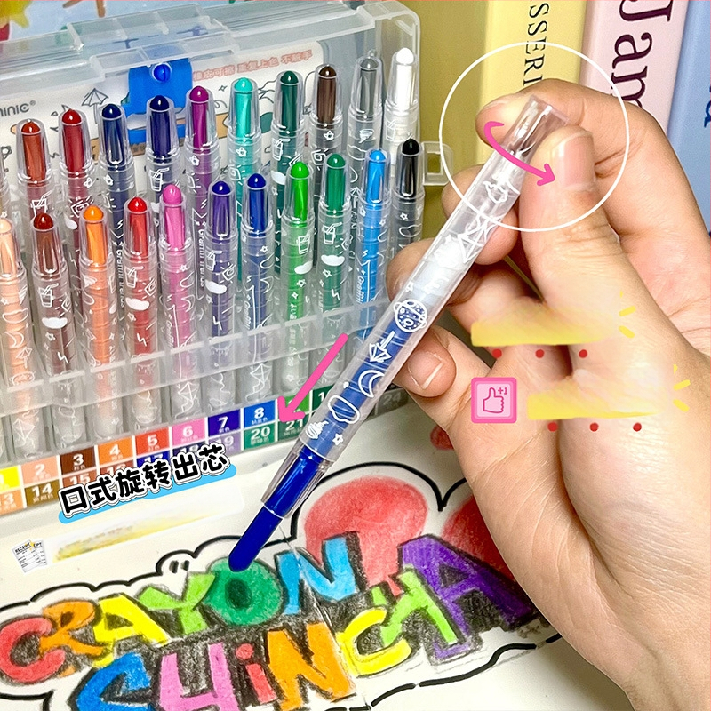 Geng xi värvikriidid, mudel 1069, 0,8 mm ots, pestav, 80 g