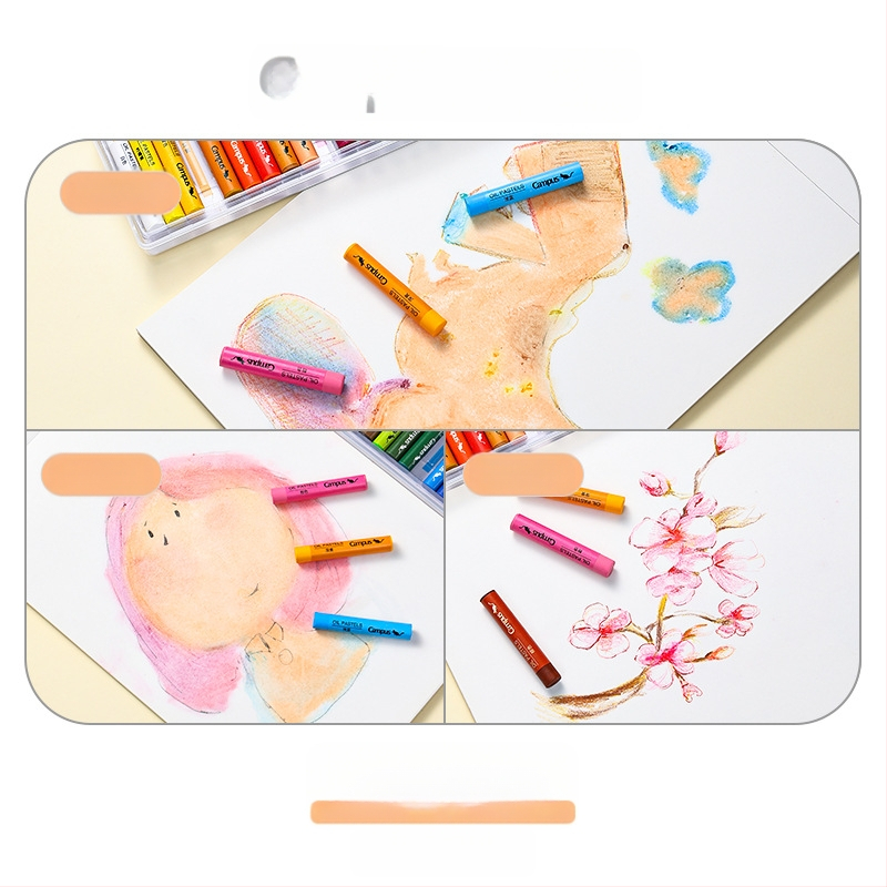 Kokuyo aliejinių pastelinių dažų rinkinys, modelis WSG-CR101B, dovana klasiokams Kalėdoms