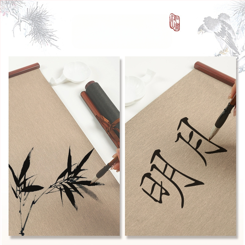 Vandens rašymo audinio ritinys - neaustas medžiagos, stačiakampis, kaligrafijai ir tapybai