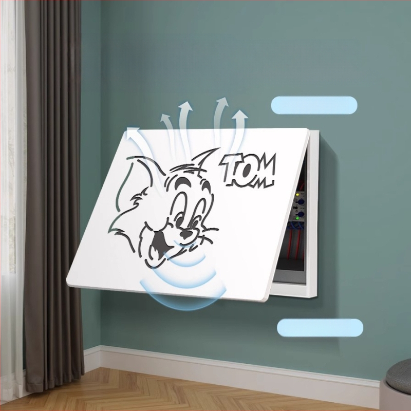 Mõõtmekasti dekoratiivne maal, kaasaegne minimalistlik stiil, raamita, PVC alus, PVC graveering, muster: loomad, multikas