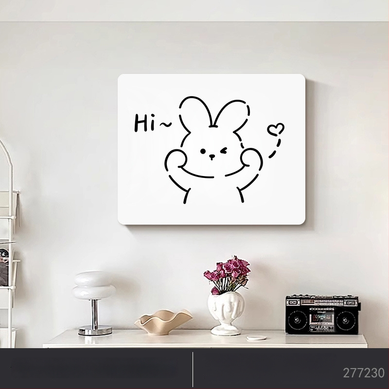 Mõõtmekasti dekoratiivne maal, kaasaegne minimalistlik stiil, raamita, PVC alus, PVC graveering, muster: loomad, multikas