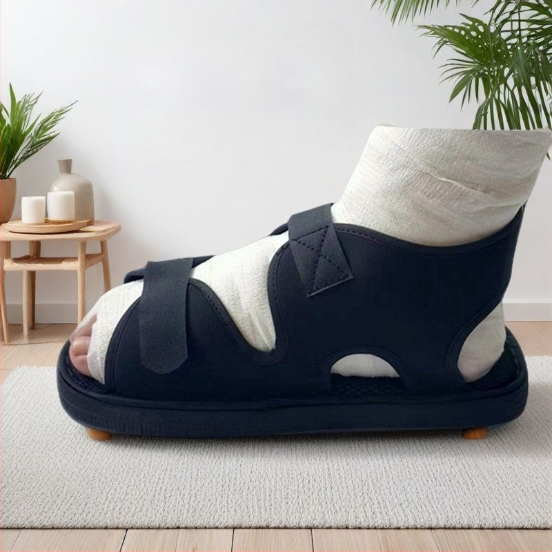 Gipsui skirti apsauginiai batai, EVA, neslidūs padas, ievainotoms kojoms, vandeniui atsparus dušo gaubtas