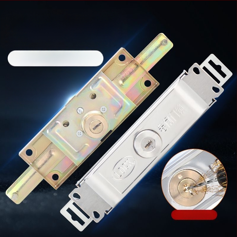 Universali rulinių durų užraktas, geležies korpusas su vario šerdimi, modeliai Cross/Computer/Moon, centrinis arba apatinis atidarymas, tipas: įtempimo užraktas