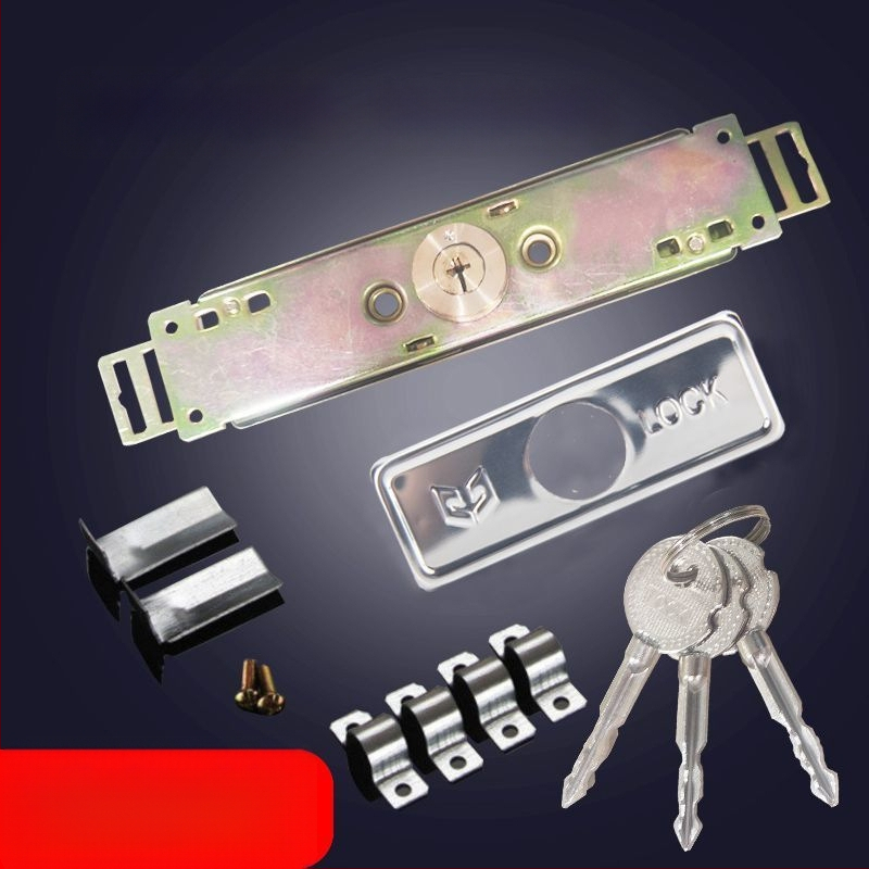 Universali rulinių durų užraktas, geležies korpusas su vario šerdimi, modeliai Cross/Computer/Moon, centrinis arba apatinis atidarymas, tipas: įtempimo užraktas