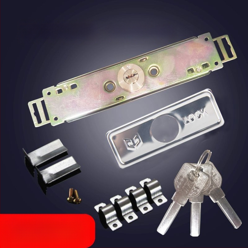 Universali rulinių durų užraktas, geležies korpusas su vario šerdimi, modeliai Cross/Computer/Moon, centrinis arba apatinis atidarymas, tipas: įtempimo užraktas