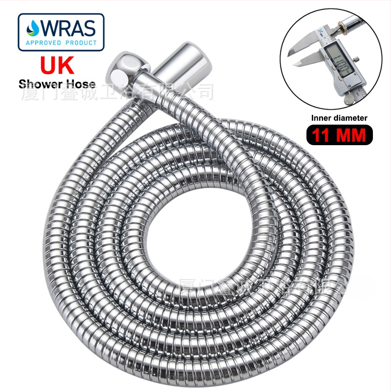 Dušo žarna DCR-2303-16, nerūdijančio plieno korpusas ir vario jungtys, EPDM vidinis vamzdelis, jungtis G1/2, 4-portai, darbinė temperatūra 0-100°C