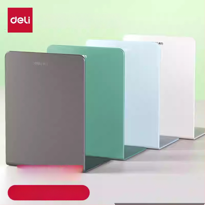 Deli Metalinis Knygų Laikiklis su Stalčiu, Biuro Saugojimui, Kūrybingas ir Paprastas Dizainas (Prekės ženklas: Deli; Medžiaga: Metalas; Nereikia Elektrinės Įrangos; Skirta Biurui)