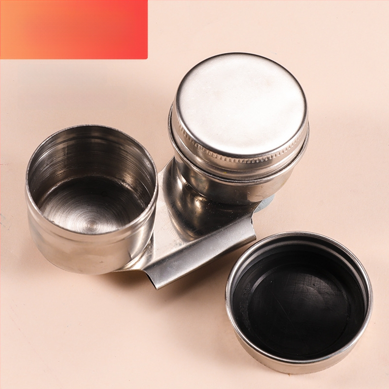 Nerezová oceľová nádoba na miešanie olejových farieb – kruhový tvar, značky Surada