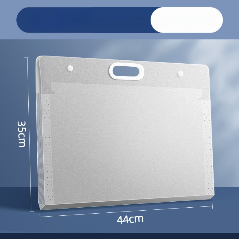 Piešinių laikymo krepšys – plastikas, Dehong, 3 sluoksniai, 4 skyreliai