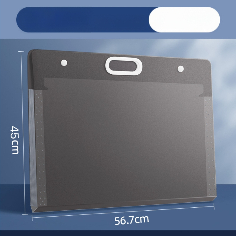 Piešinių laikymo krepšys – plastikas, Dehong, 3 sluoksniai, 4 skyreliai