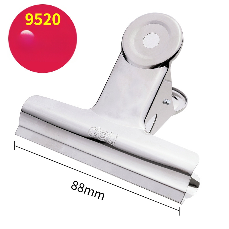 Deli didelis nerūdijančio plieno klipsas – metalo dokumentų klipsas, modeliai 9520–9526