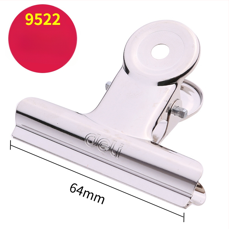 Deli didelis nerūdijančio plieno klipsas – metalo dokumentų klipsas, modeliai 9520–9526