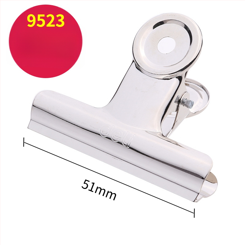 Deli didelis nerūdijančio plieno klipsas – metalo dokumentų klipsas, modeliai 9520–9526