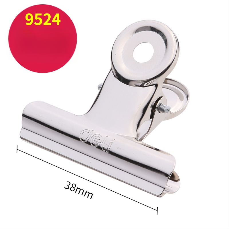 Deli didelis nerūdijančio plieno klipsas – metalo dokumentų klipsas, modeliai 9520–9526