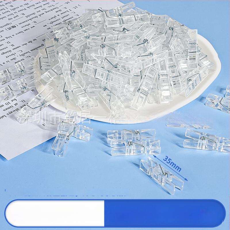 Li cao LC5242A Skaidrus akrilinis klipsas planuotojui ir bilietams