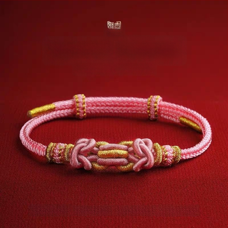 Käsitsi kootud köis käevõru, etnilise stiiliga, unisex, suve 2025 väljaanne