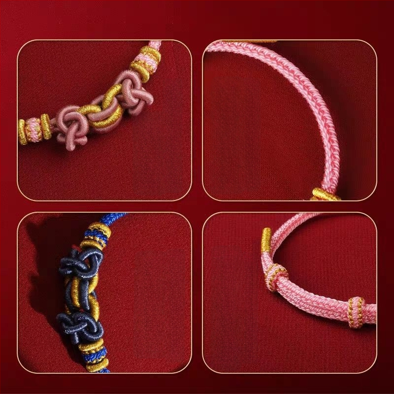 Käsitsi kootud köis käevõru, etnilise stiiliga, unisex, suve 2025 väljaanne