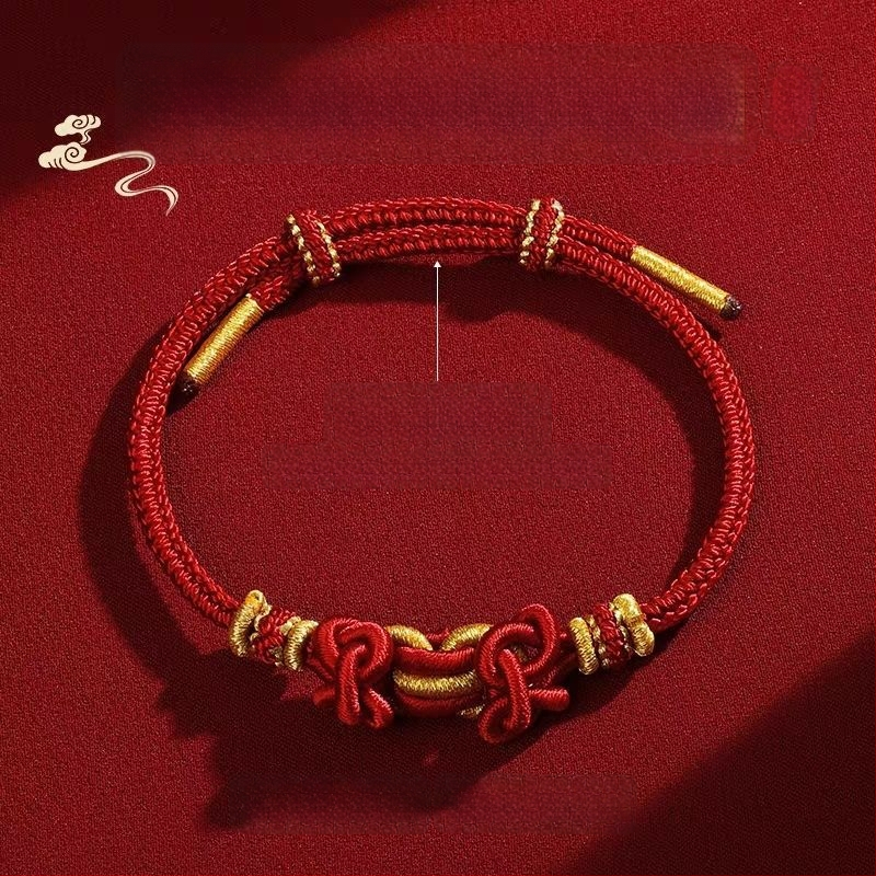 Käsitsi kootud köis käevõru, etnilise stiiliga, unisex, suve 2025 väljaanne