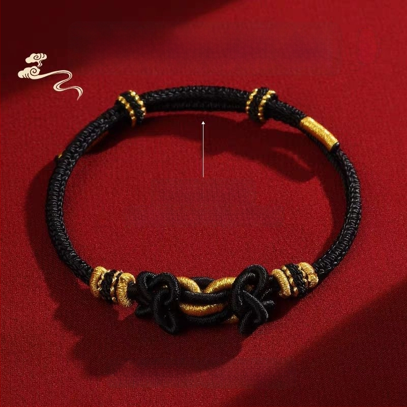 Käsitsi kootud köis käevõru, etnilise stiiliga, unisex, suve 2025 väljaanne